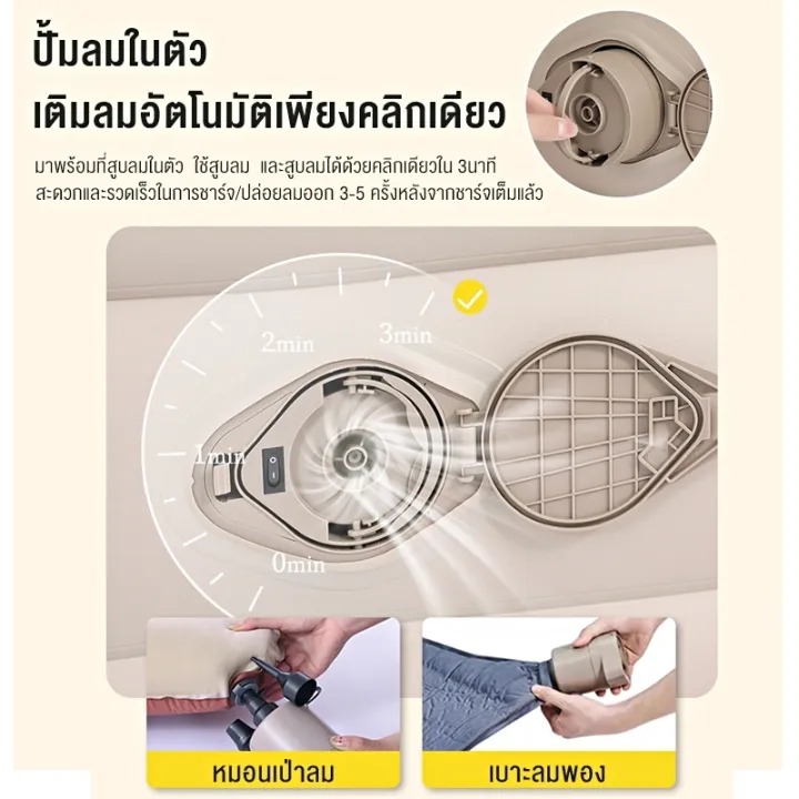 ที่นอนเป่าลมอัตโนมัติ  2