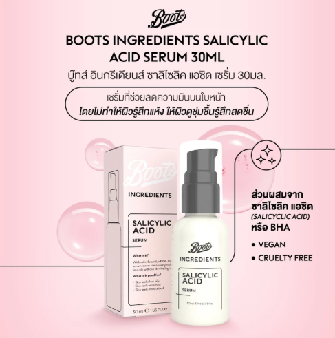 Ingredients Salicylic Acid Serum 3