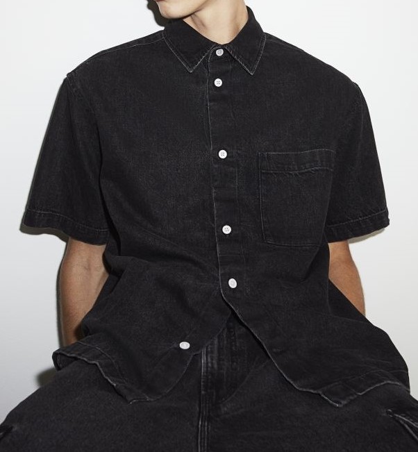 Man Loose Fit Denim Shirt 3