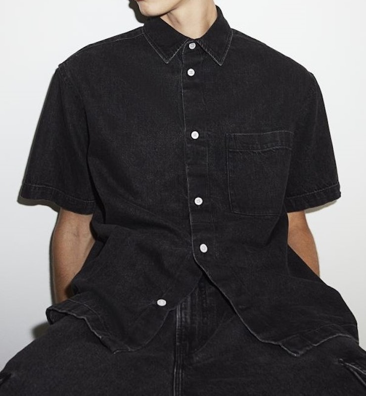 Man Loose Fit Denim Shirt 3