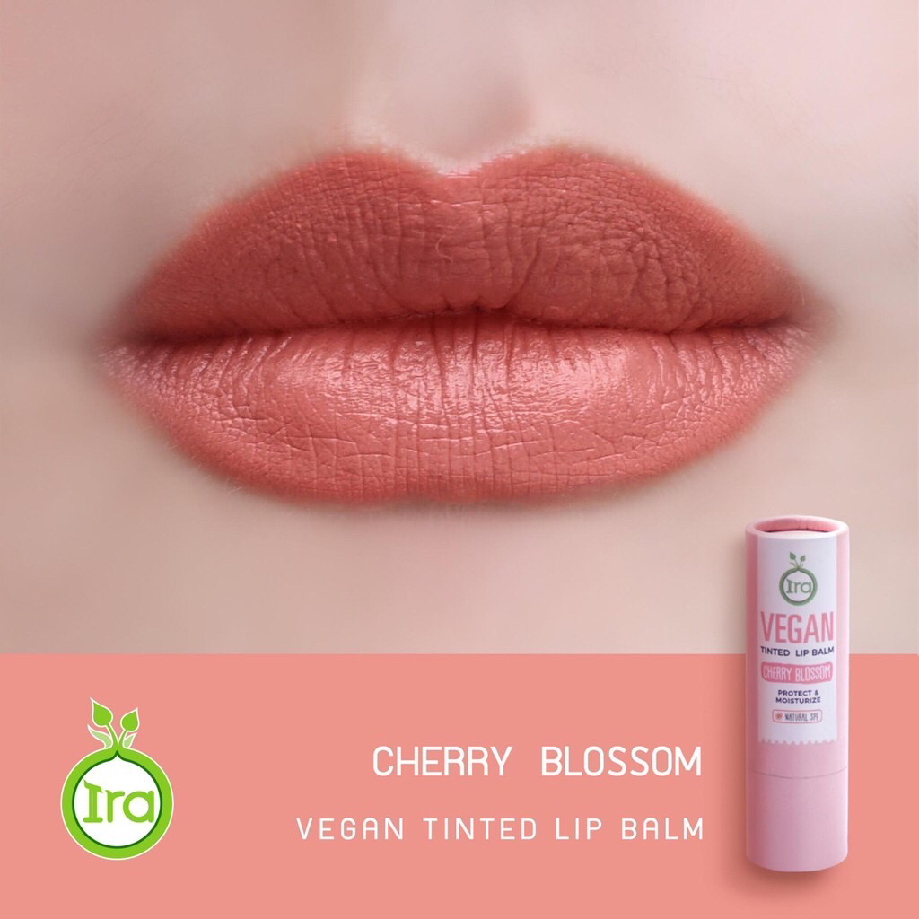 Vegan Tinted Lip Balm Cherry Blossom 2