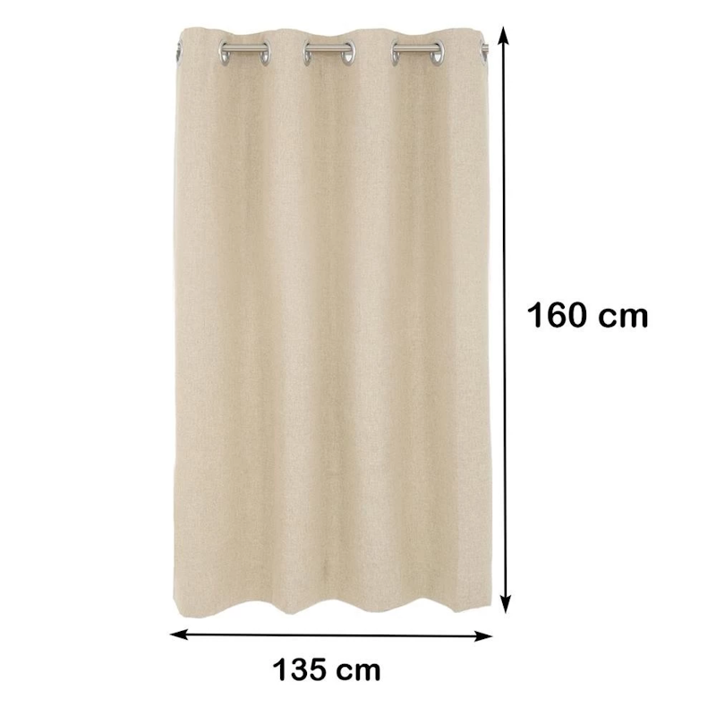 ม่าน รุ่น EYELET PALE UV 6