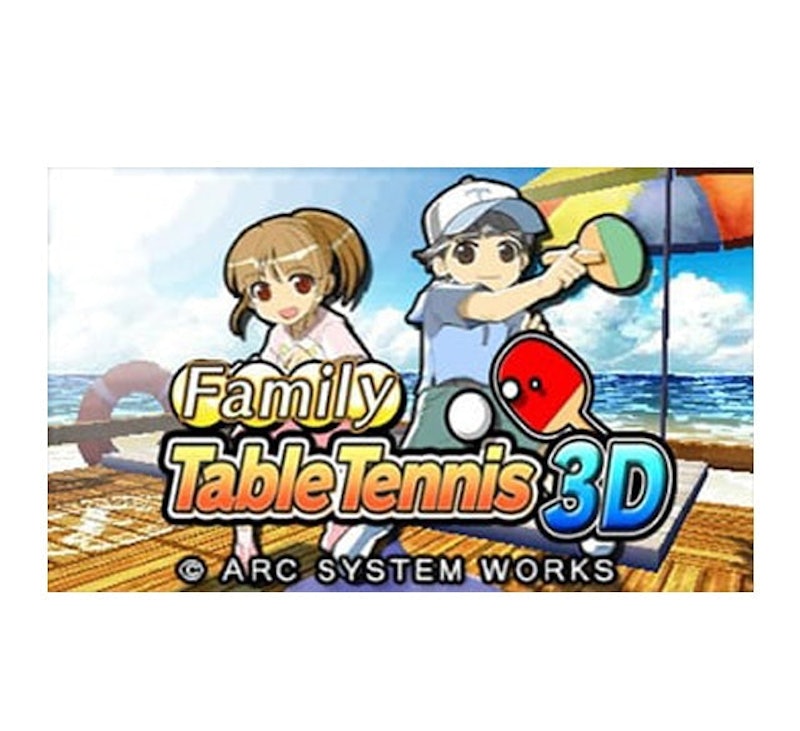 เกมกีฬาสำหรับ Nintendo 3DS Family Table Tennis 3D 1