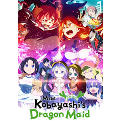อนิเมะยูริ Kobayashi-san Chi no Maid Dragon