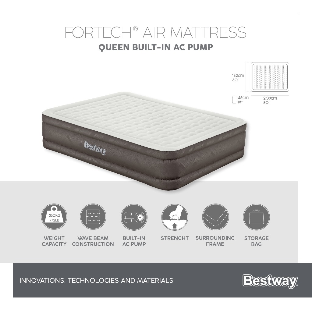  ที่นอนเป่าลม รุ่น Fortech Air Queen  2