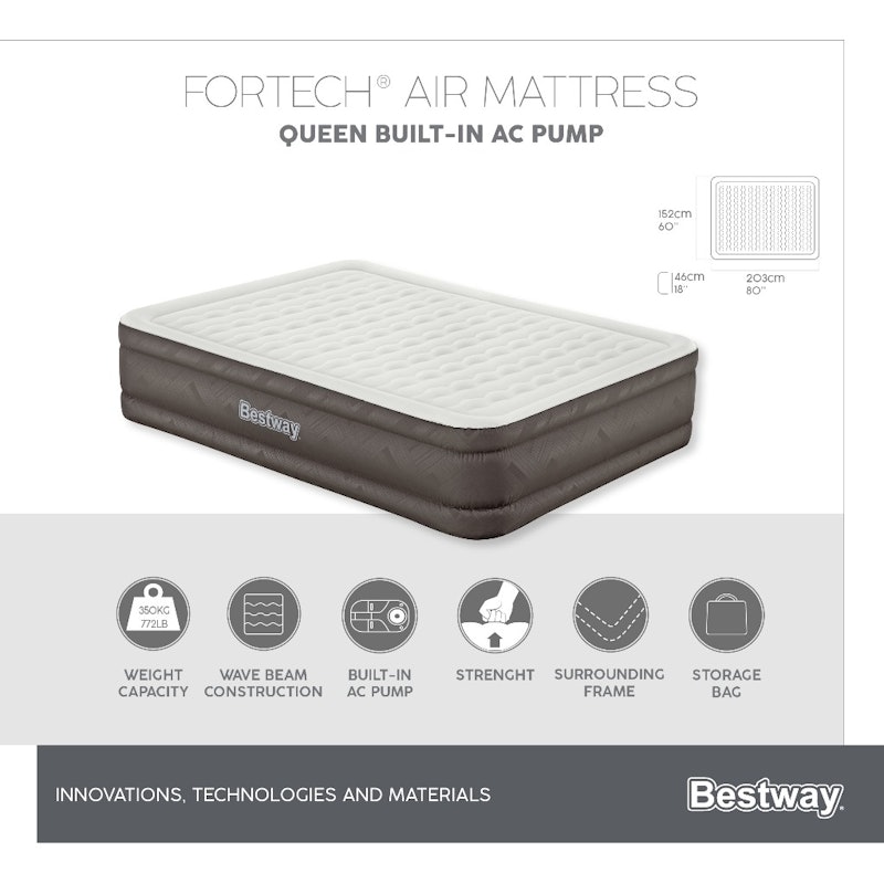 ที่นอนเป่าลม รุ่น Fortech Air Queen 2