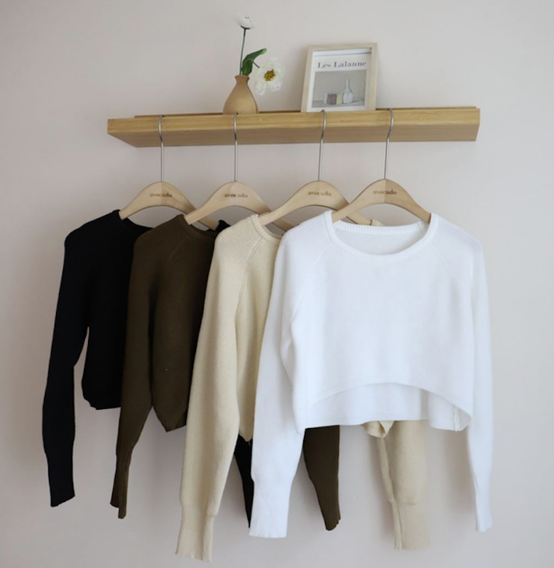 ร้านเสื้อผ้าเกาหลีเน้นความเรียบหรู สี Earth Tone 1