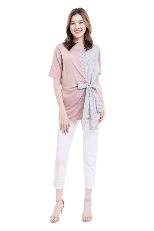 ชุดให้นม เสื้อเปิดให้นม รุ่น Scalett 1