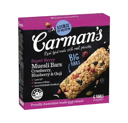 โปรตีนบาร์ Super Berry Muesli Bars 1