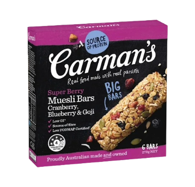 โปรตีนบาร์ Super Berry Muesli Bars 1