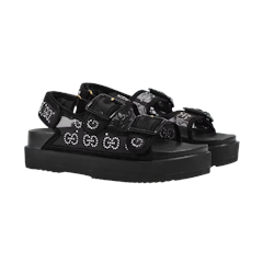 รองเท้าแตะ Gucci ผู้หญิง รุ่น GG Sandal With crystals