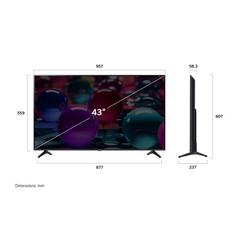 ทีวี 43 UHD AI UA73 4K Smart TV 2025 2
