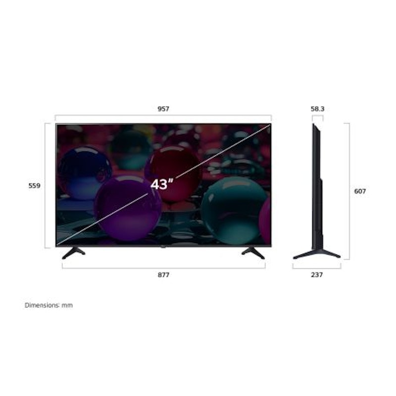 ทีวี 43 UHD AI UA73 4K Smart TV 2025 2