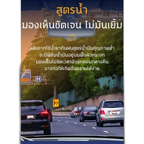 น้ำยาเช็ดกระจกรถยนต์ 3