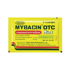 OTC Mint ยาอมบรรเทาอาการเจ็บคอ