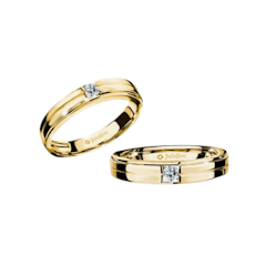 แหวนแต่งงาน ราคาประหยัด Classy Diamond Band