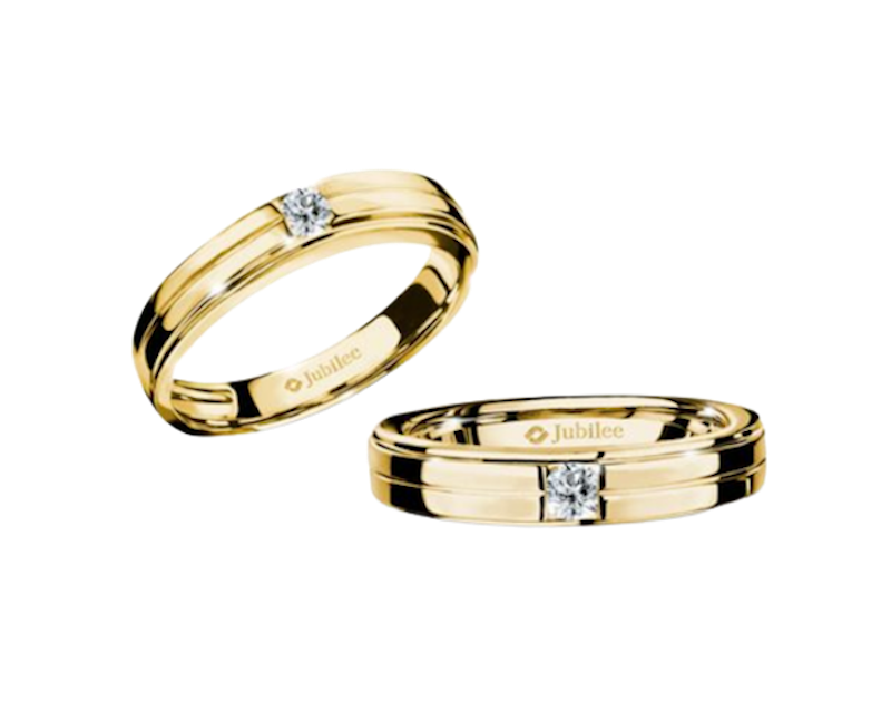 แหวนแต่งงาน ราคาประหยัด Classy Diamond Band 1