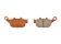 RCB ผ้าเบรคมอเตอร์ไซค์ S2 SERIES BRAKE PAD 1