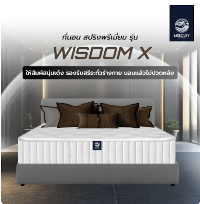 ที่นอนสปริง รุ่น WISDOM X 3