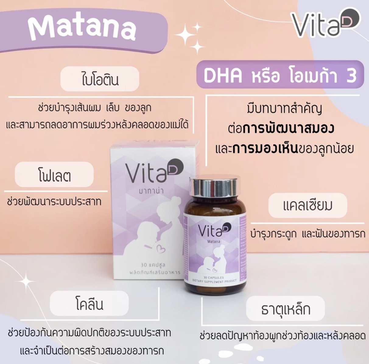 วิตามินหลังคลอด Matana 3