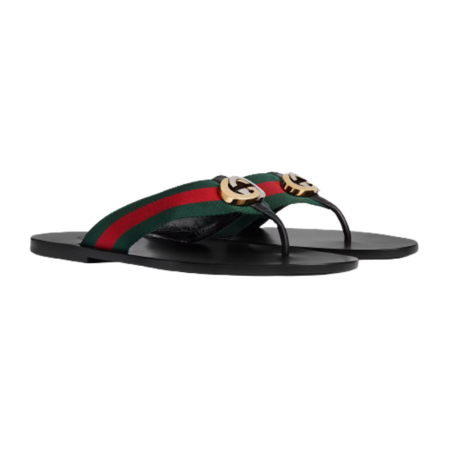 รองเท้าแตะแบรนด์เนม รุ่น Men's Thong Sandal With Web 1