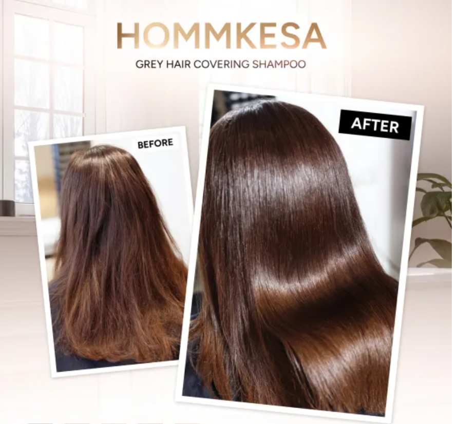 แชมพูปิดผมขาว Natural Grey Hair Cover Shampoo  2