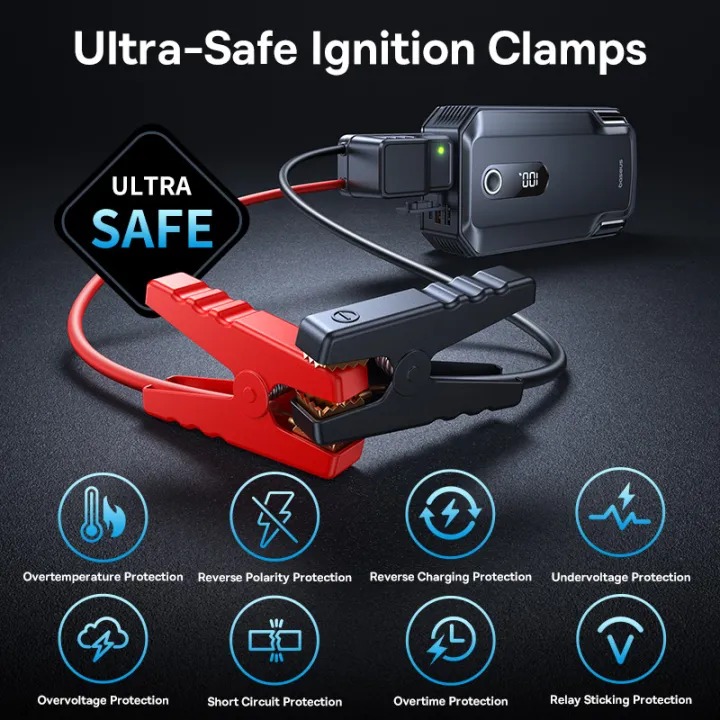 จั๊มสตาร์ทรถยนต์ 20000 mAh Jump Starter  2