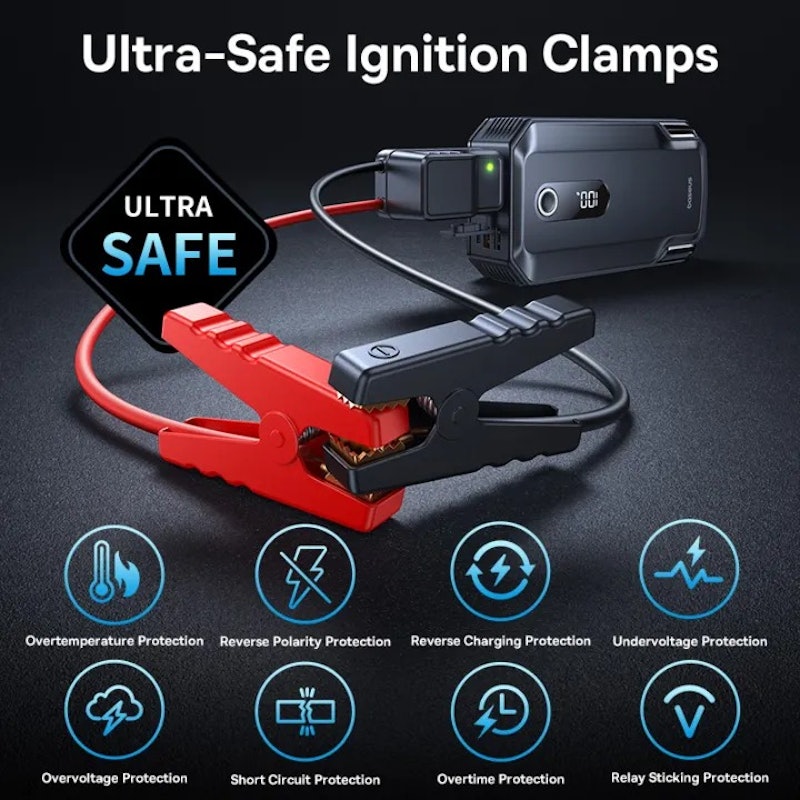 จั๊มสตาร์ทรถยนต์ 20000 mAh Jump Starter 2