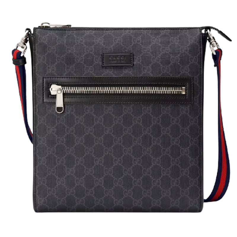 กระเป๋า Gucci ผู้ชาย รุ่น GG Black Small Messenger Bag 1