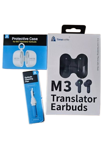 หูฟังแปลภาษา M3 Online Translator Earbuds 3