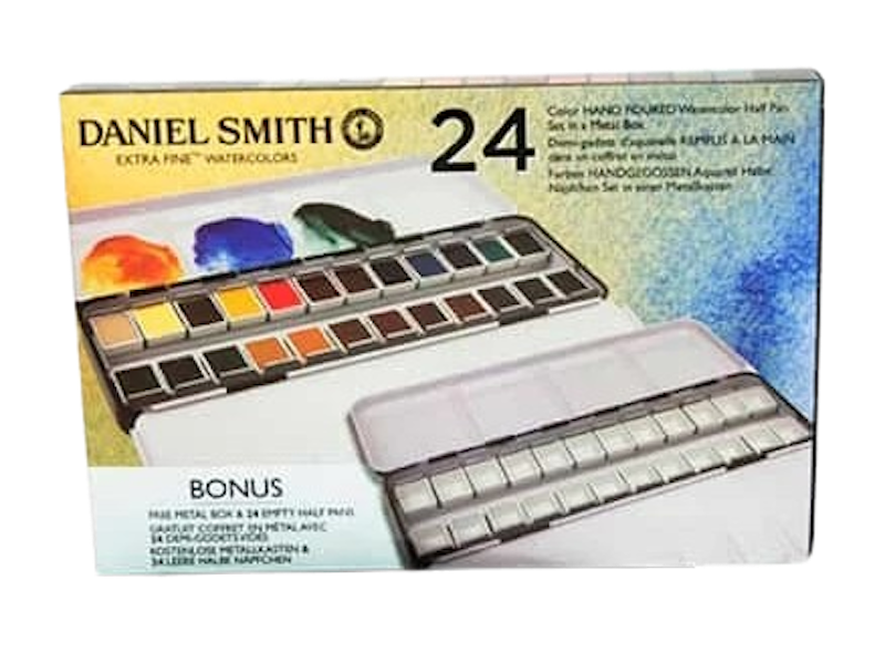 สีน้ำ 24 Color Hand Poured Watercolor 1