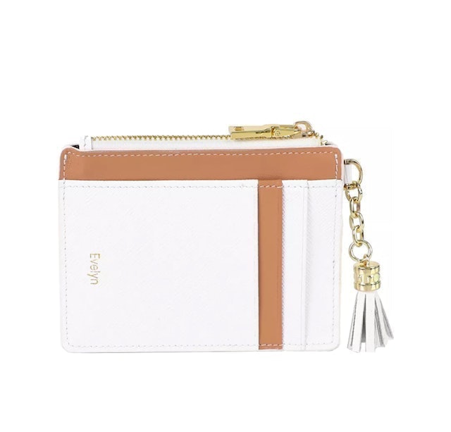 กระเป๋าใส่บัตร ผู้หญิง Evelyn Collection Saffiano Nametag Wallet 1