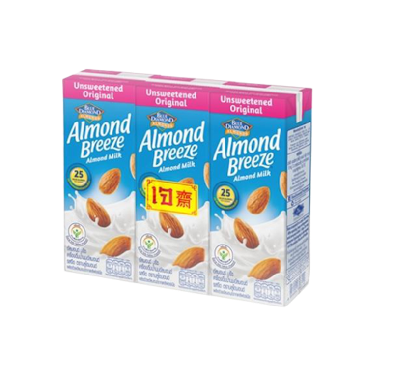 เมนูอาหารเย็นลดความอ้วน Almond Breeze Almond Milk รส Unsweetened Original 1