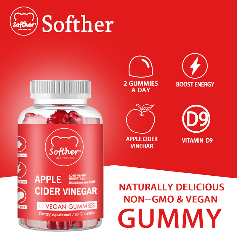 น้ำส้มสายชูแอปเปิ้ลกัมมี่ Apple Cider Vinegar Gummies 2