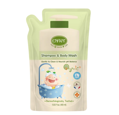 Organic Plus Shampoo & Body Wash Foam Mousse 2