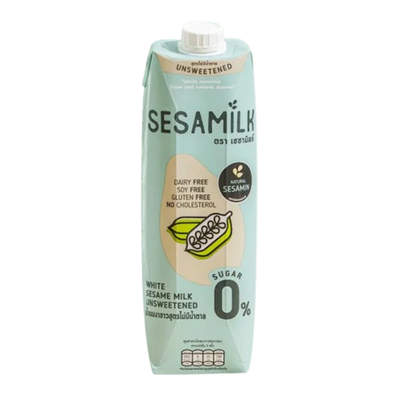 น้ำนมงาขาว Unsweetened White Sesame Milk 1