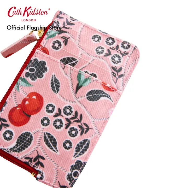 Card & Coin Purse Cherry Bunches Pink 3