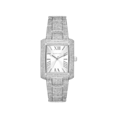 นาฬิกา Michael Kors สำหรับผู้หญิง รุ่น Emery Pavé Silver-Tone Watch