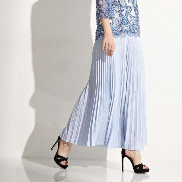 Business Long Pleated skirt กระโปรงยาวอัดพลีท กีลาโรช (GS1KBU) 2