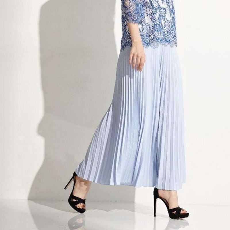 Business Long Pleated skirt กระโปรงยาวอัดพลีท กีลาโรช (GS1KBU) 2