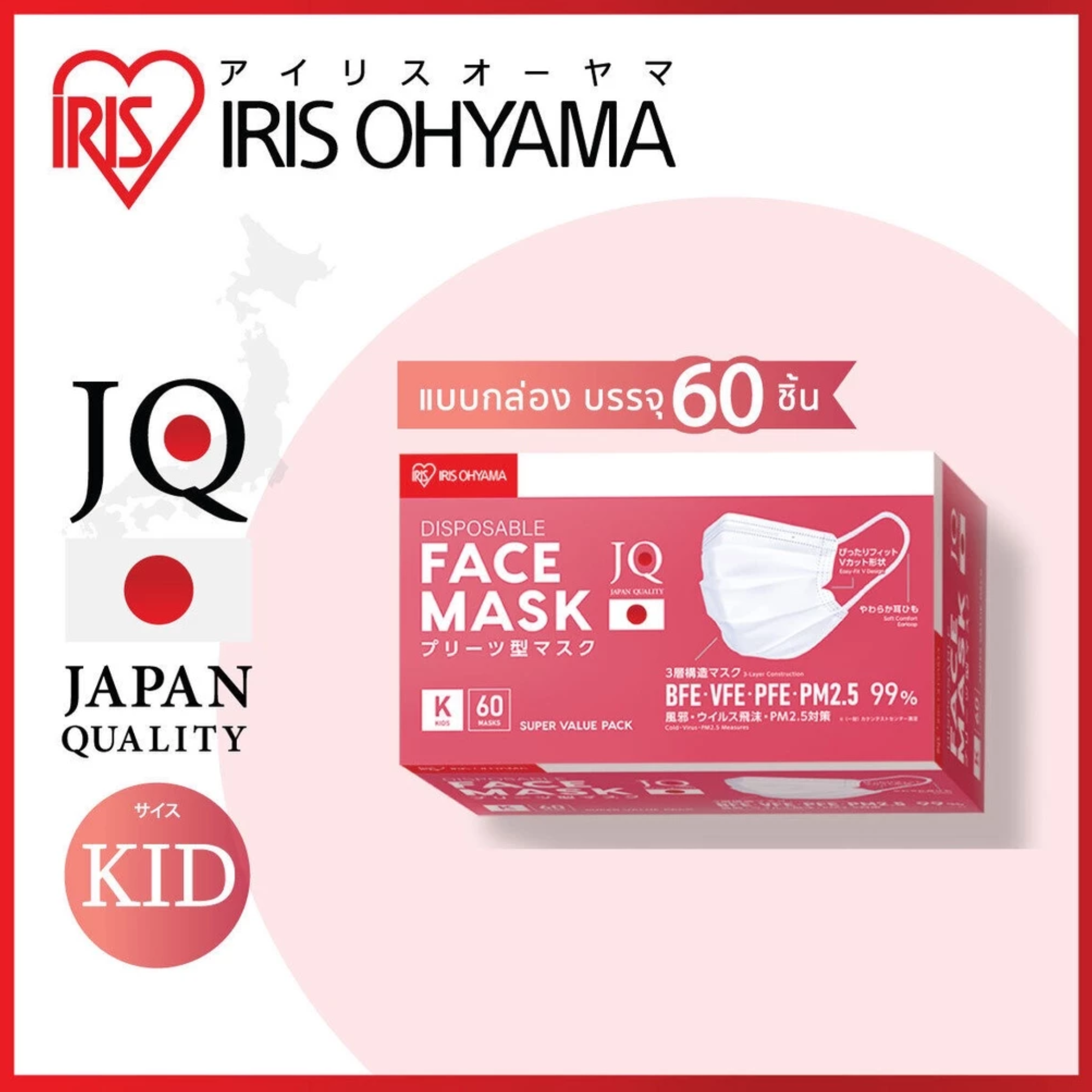 หน้ากากอนามัย Face Mask Size K 3