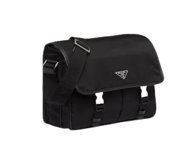 กระเป๋า PRADA ผู้ชาย รุ่น Re-Nylon And Saffiano Leather Shoulder Bag 2