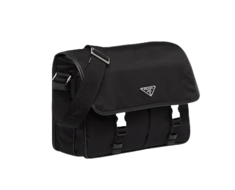 กระเป๋า PRADA ผู้ชาย รุ่น Re-Nylon And Saffiano Leather Shoulder Bag 2