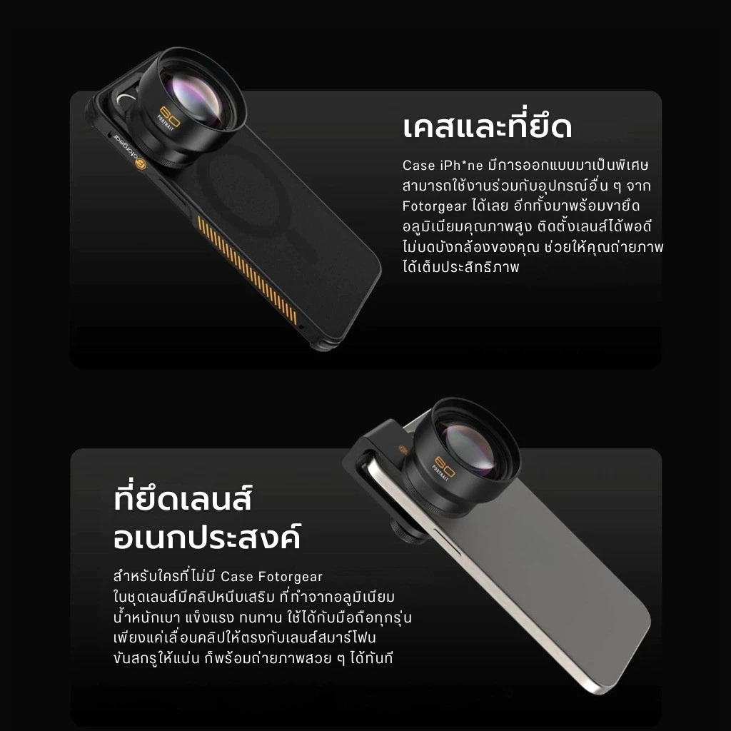 เลนส์มือถือ 75 mm Macro Lens Pro II Series 3