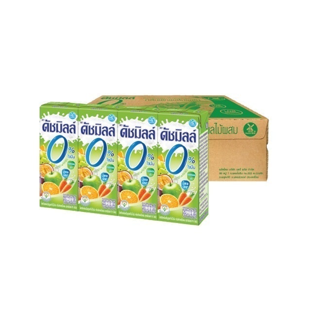 นมเปรี้ยว ยูเอชที สูตรไลฟ์ 0% รสผักผลไม้ผสม 3