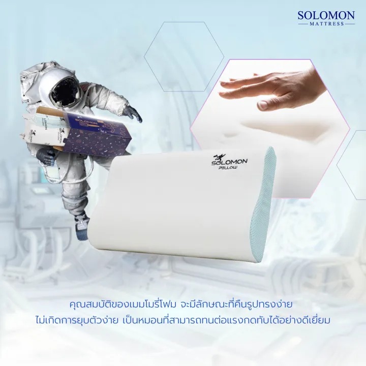 หมอนเมมโมรี่โฟม รุ่น Planet Pillow 2