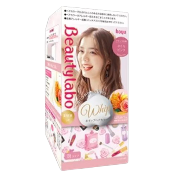 ยาย้อมผมสีชมพู Whip Hair Color Sakura Pink 1