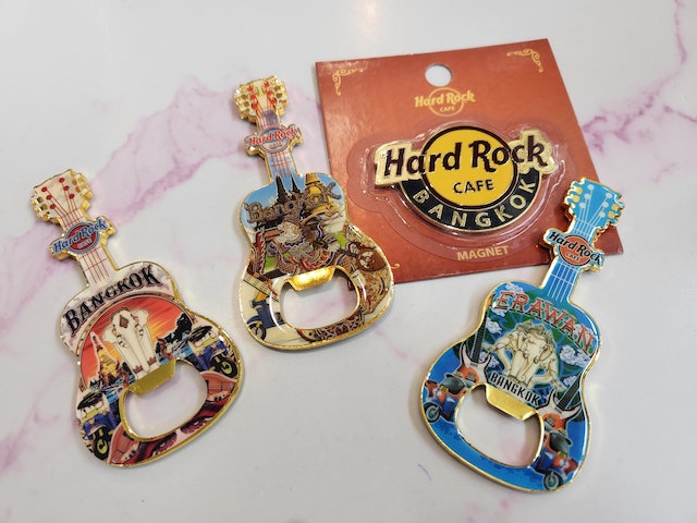 ของสะสม Hard Rock Rock Shop Erawan Opener Magnet 2