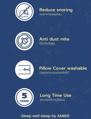 หมอนเมมโมรี่โฟม รุ่น Anti-snore 2