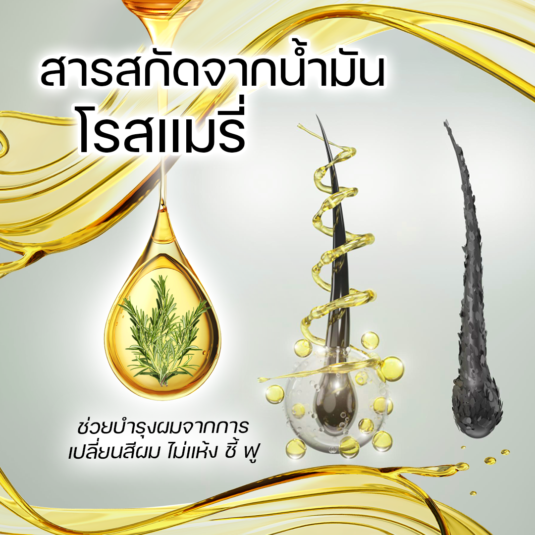 Clear White แชมพูปิดผมขาว สีดำ 3